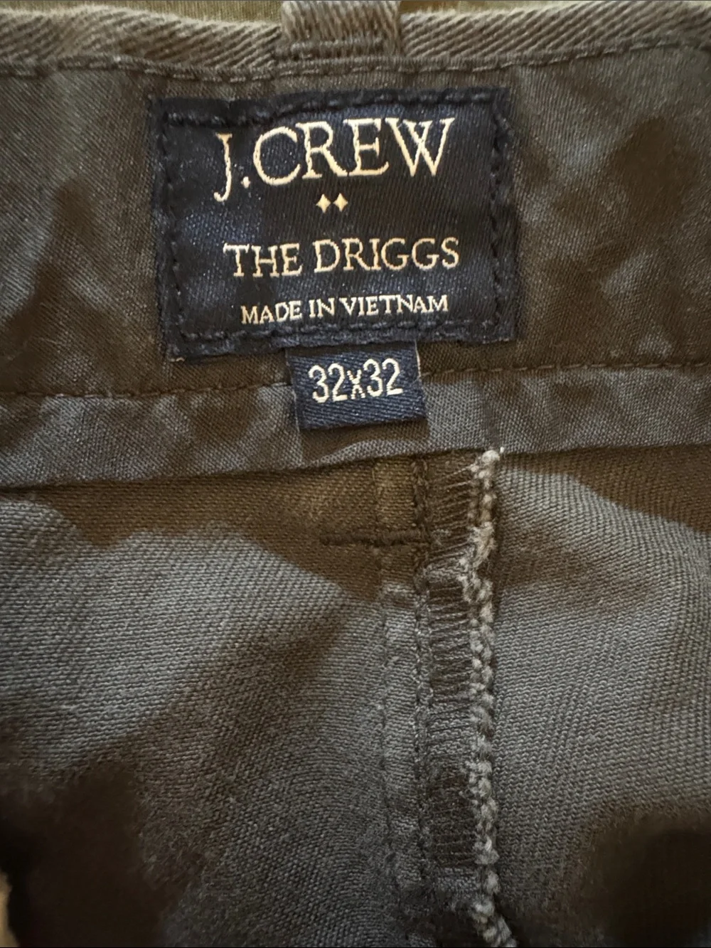 J. Crew Men’s Chinos in Taupe Gray